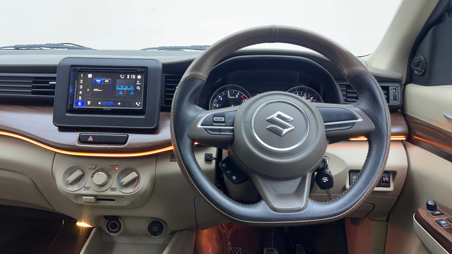 Used 2021 Maruti Suzuki New Ertiga VXi Petrol Manual interior STEERING VIEW