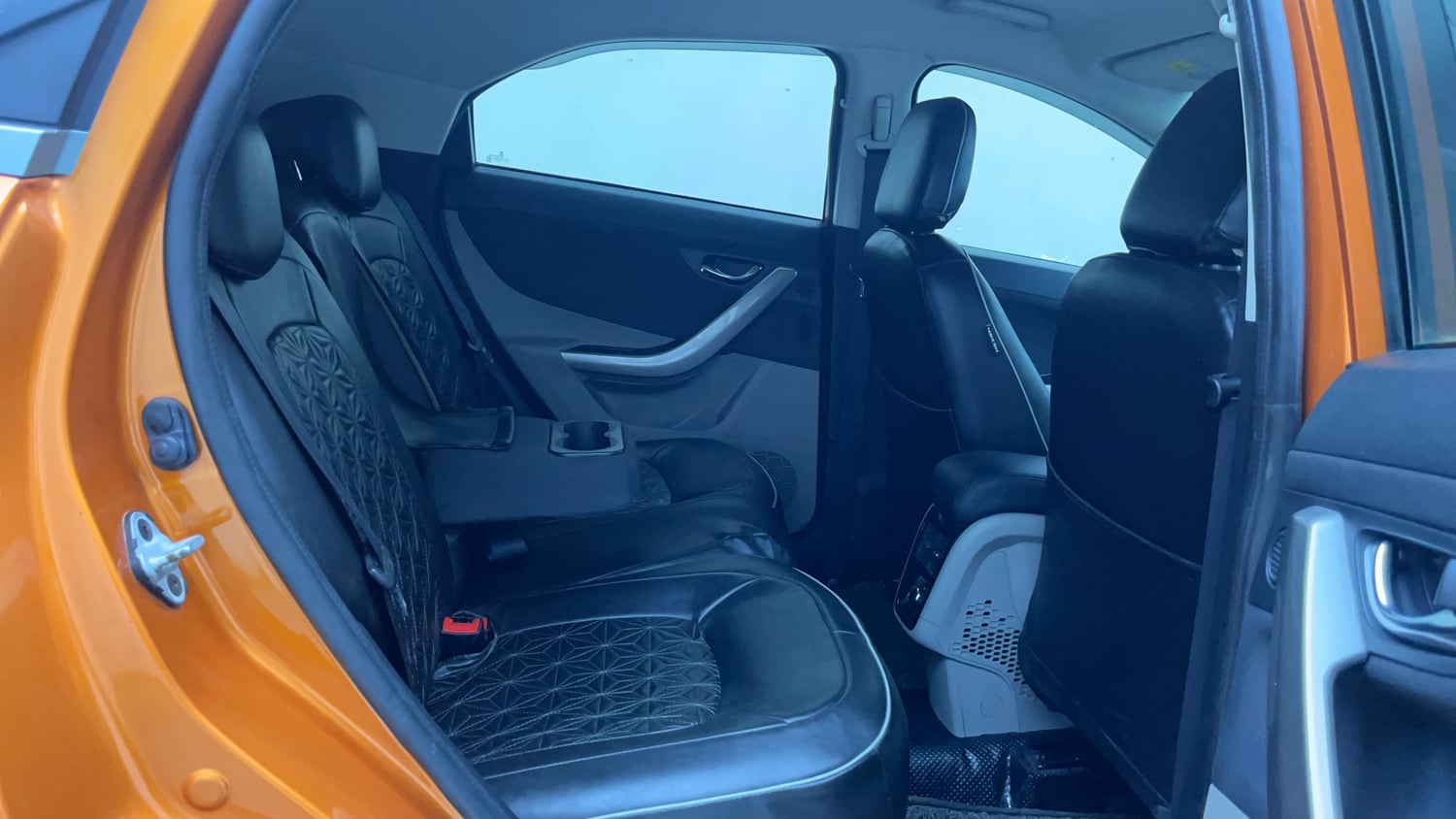 Used 2018 Tata Nexon XZA Plus Diesel Dual Tone Diesel Automatic interior RIGHT SIDE REAR DOOR CABIN VIEW