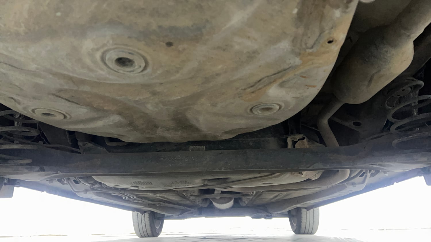 Used 2015 Maruti Suzuki Baleno Alpha 1.2 Petrol Manual extra REAR UNDERBODY VIEW (TAKEN FROM REAR)