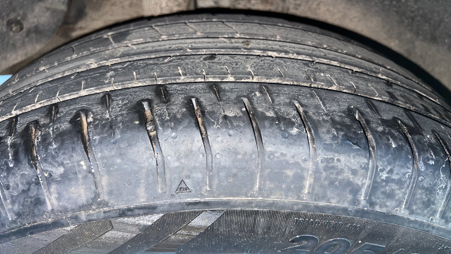 Used 2016 Hyundai Creta 1.6 SX Plus Petrol Petrol Manual tyres RIGHT REAR TYRE TREAD VIEW