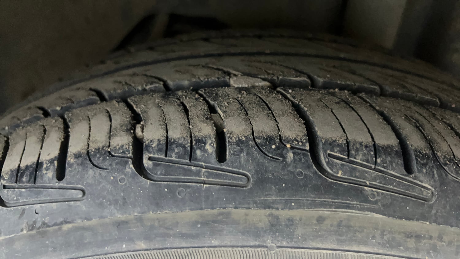 Used 2020 Ford Freestyle Titanium Plus 1.2 Ti-VCT Petrol Manual tyres LEFT REAR TYRE TREAD VIEW