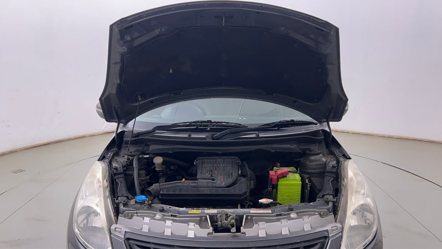 Used 2014 Maruti Suzuki Swift Dzire VXI Petrol Manual engine ENGINE & BONNET OPEN FRONT VIEW