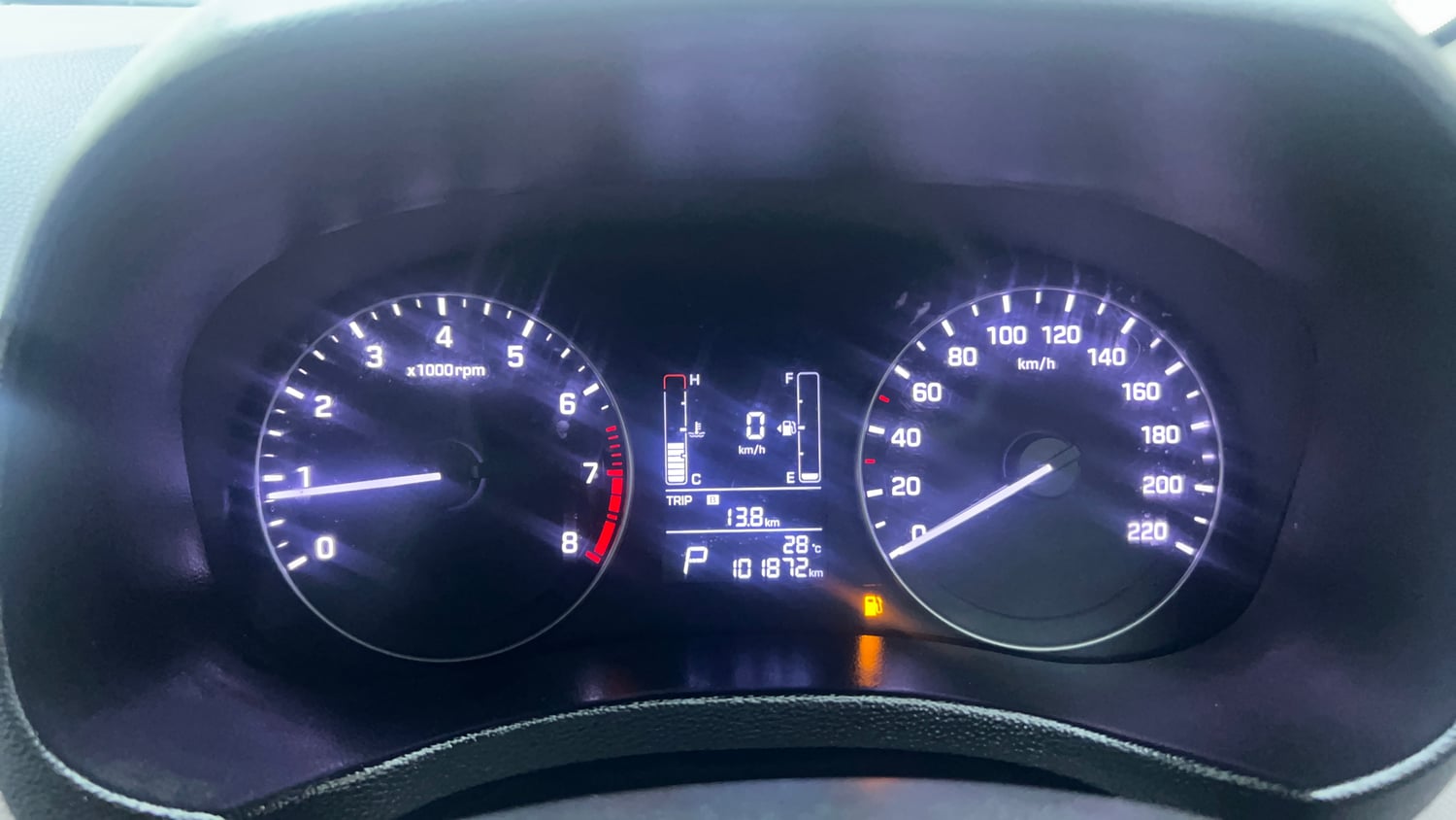 Used 2019 Hyundai Creta SX 1.6 AT Petrol Petrol Automatic interior CLUSTERMETER VIEW
