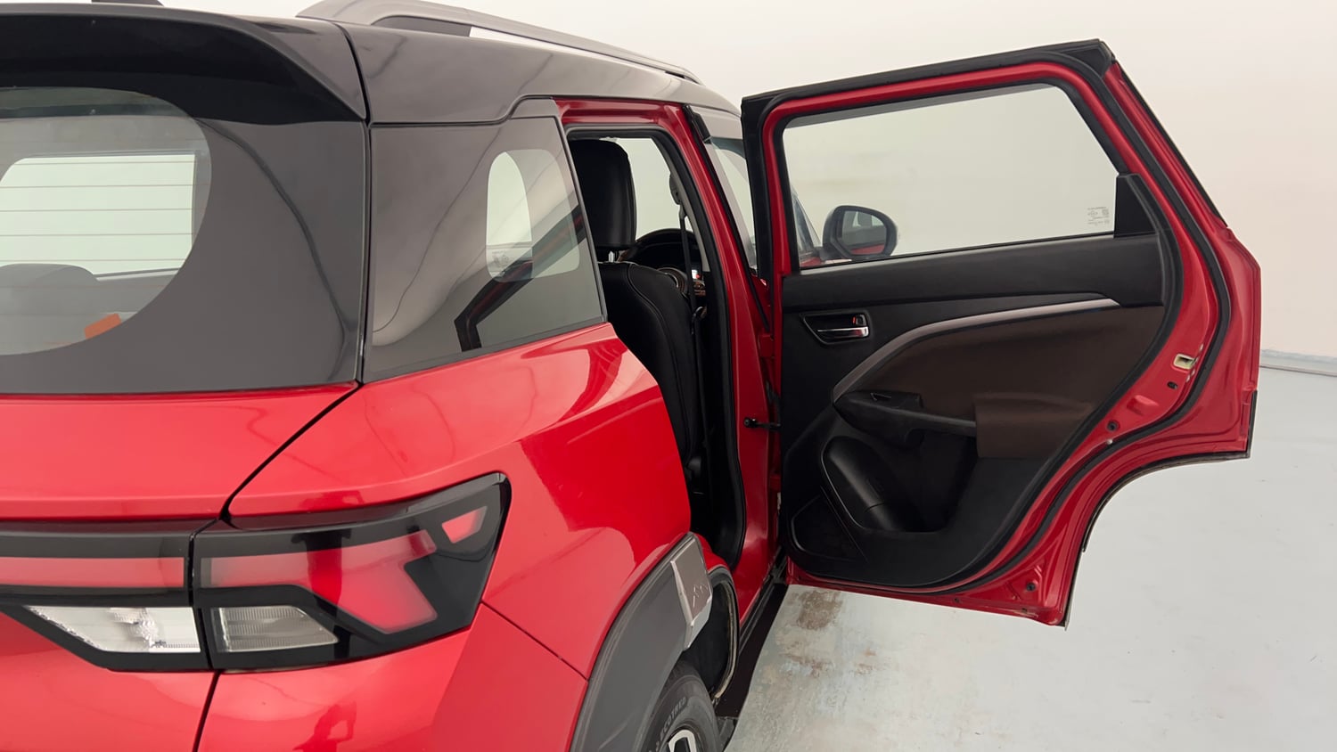 Used 2023 Maruti Suzuki Brezza Zxi Plus Dual Tone Petrol Manual interior RIGHT REAR DOOR OPEN VIEW