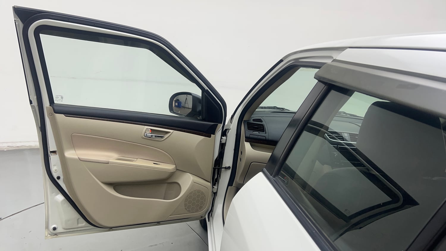 Used 2015 Maruti Suzuki Swift Dzire VXI Petrol Manual interior LEFT FRONT DOOR OPEN VIEW