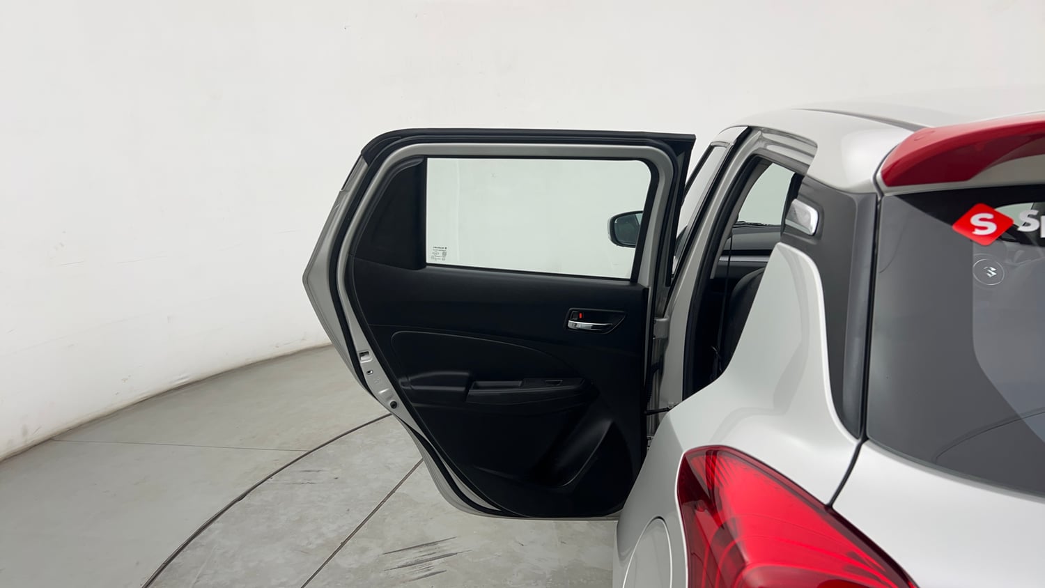 Used 2023 Maruti Suzuki Swift VXi Petrol Manual interior LEFT REAR DOOR OPEN VIEW