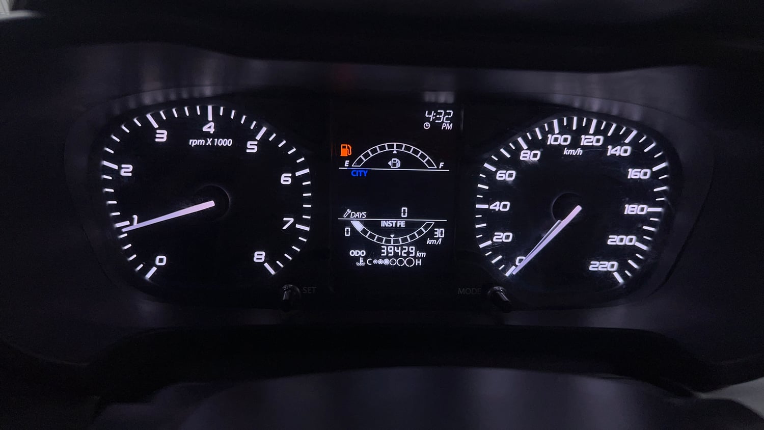 Used 2022 Tata Altroz XM Plus Petrol Petrol Manual interior CLUSTERMETER VIEW