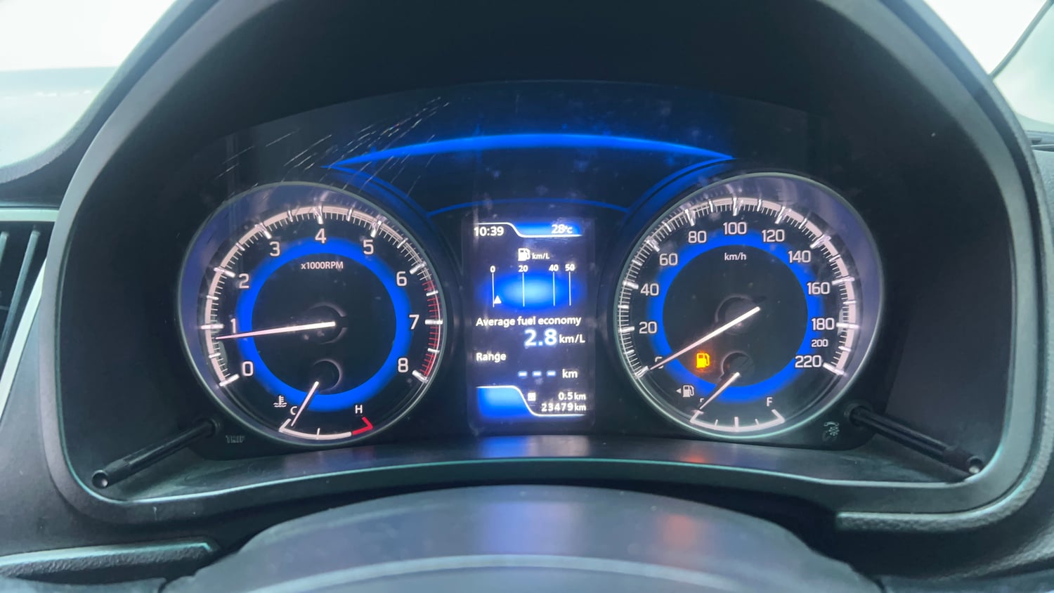 Used 2016 Maruti Suzuki Baleno Zeta 1.2 Petrol Manual interior CLUSTERMETER VIEW