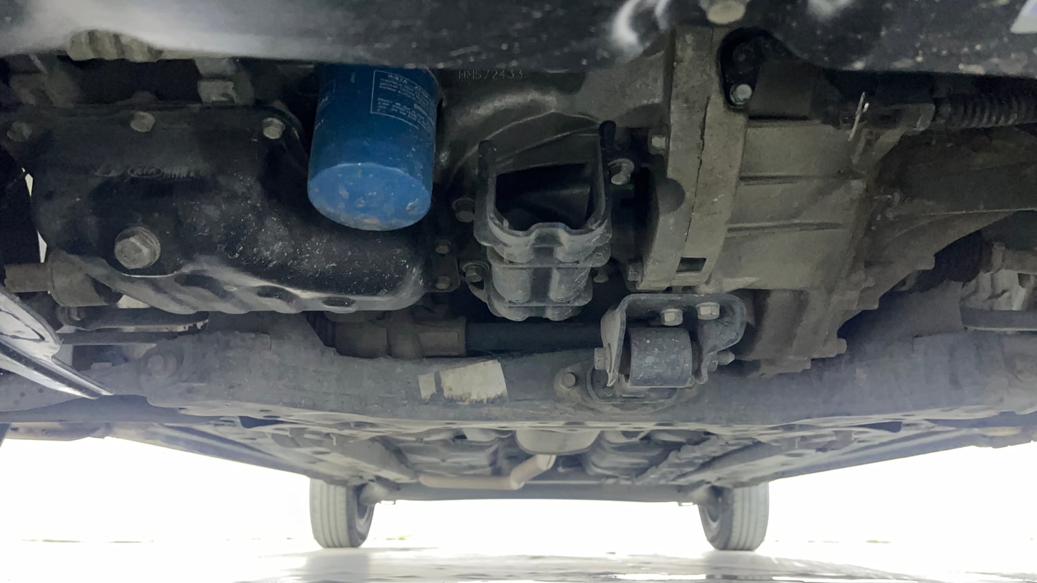 Used 2017 Hyundai Grand i10 Asta 1.2 Kappa VTVT Petrol Manual extra FRONT LEFT UNDERBODY VIEW