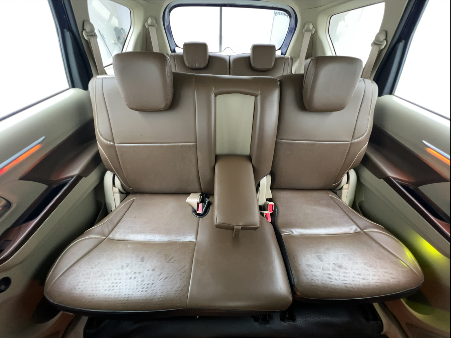 Used 2021 Maruti Suzuki New Ertiga VXi Petrol Manual interior REAR SEAT CONDITION VIEW