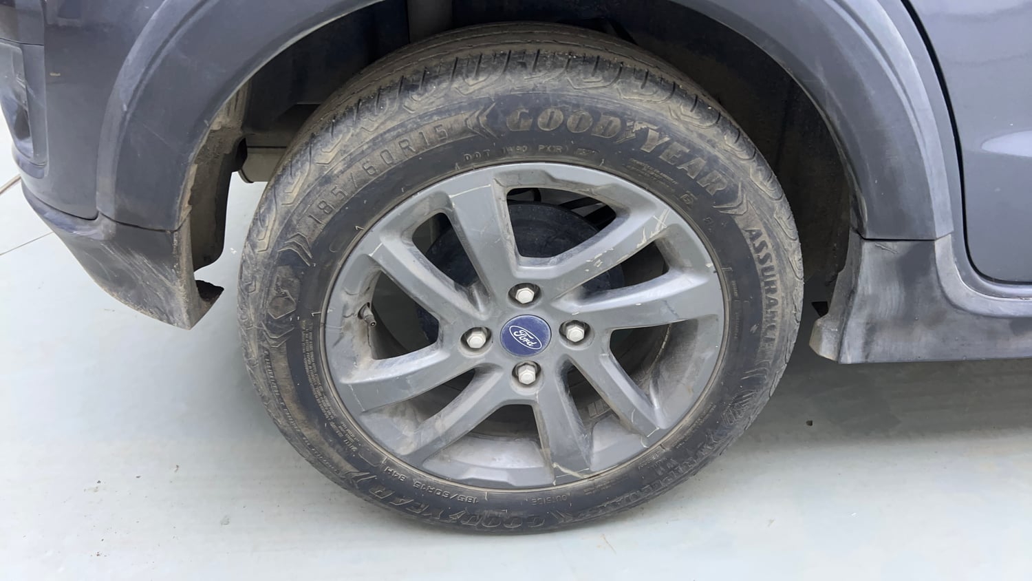 Used 2020 Ford Freestyle Titanium Plus 1.2 Ti-VCT Petrol Manual tyres RIGHT REAR TYRE RIM VIEW