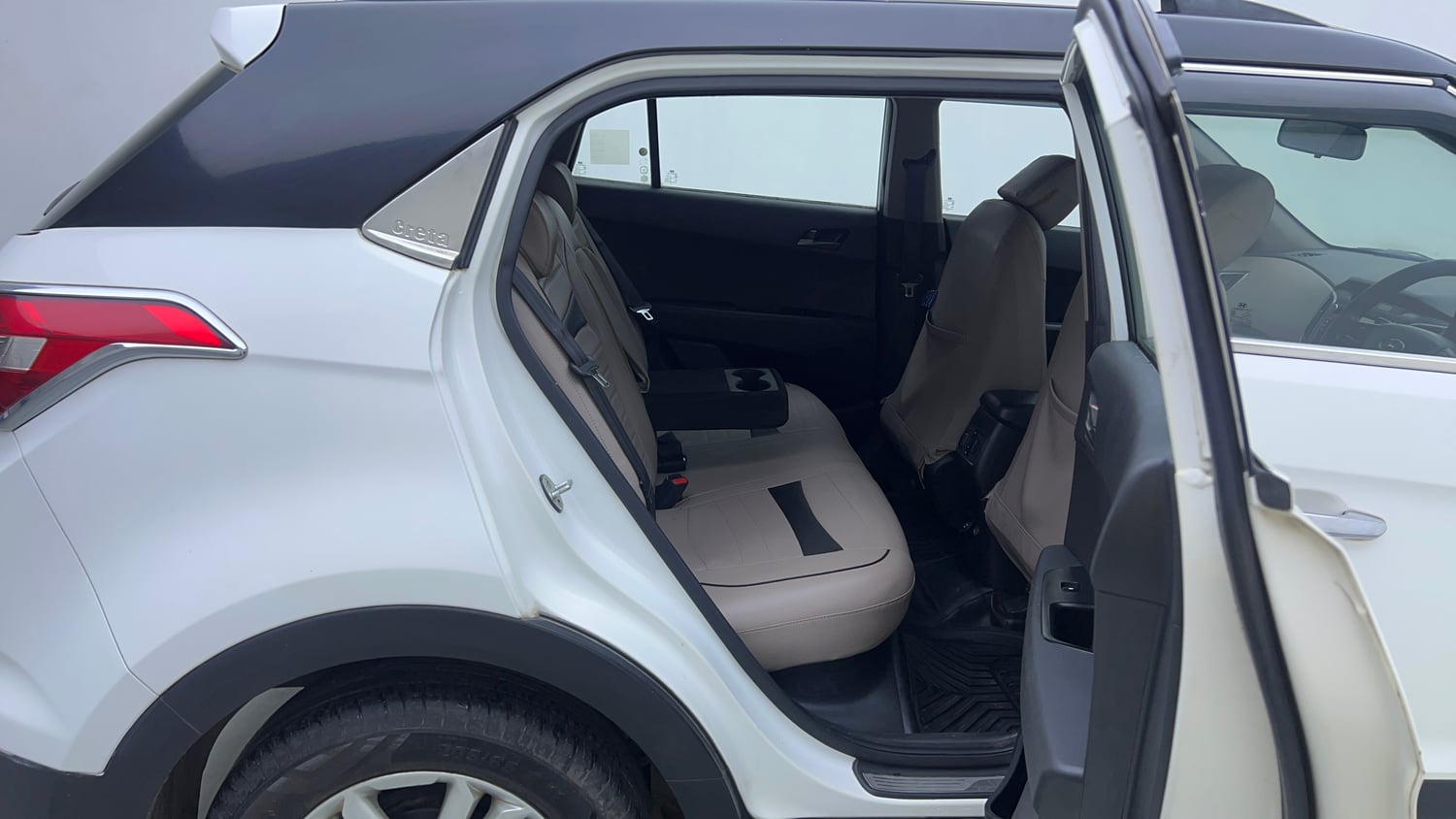 Used 2016 Hyundai Creta 1.6 SX Plus Petrol Petrol Manual interior RIGHT SIDE REAR DOOR CABIN VIEW