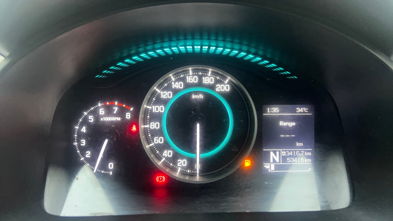 Used 2019 Maruti Suzuki Ignis Alpha 1.2 AMT Petrol Automatic interior CLUSTERMETER VIEW