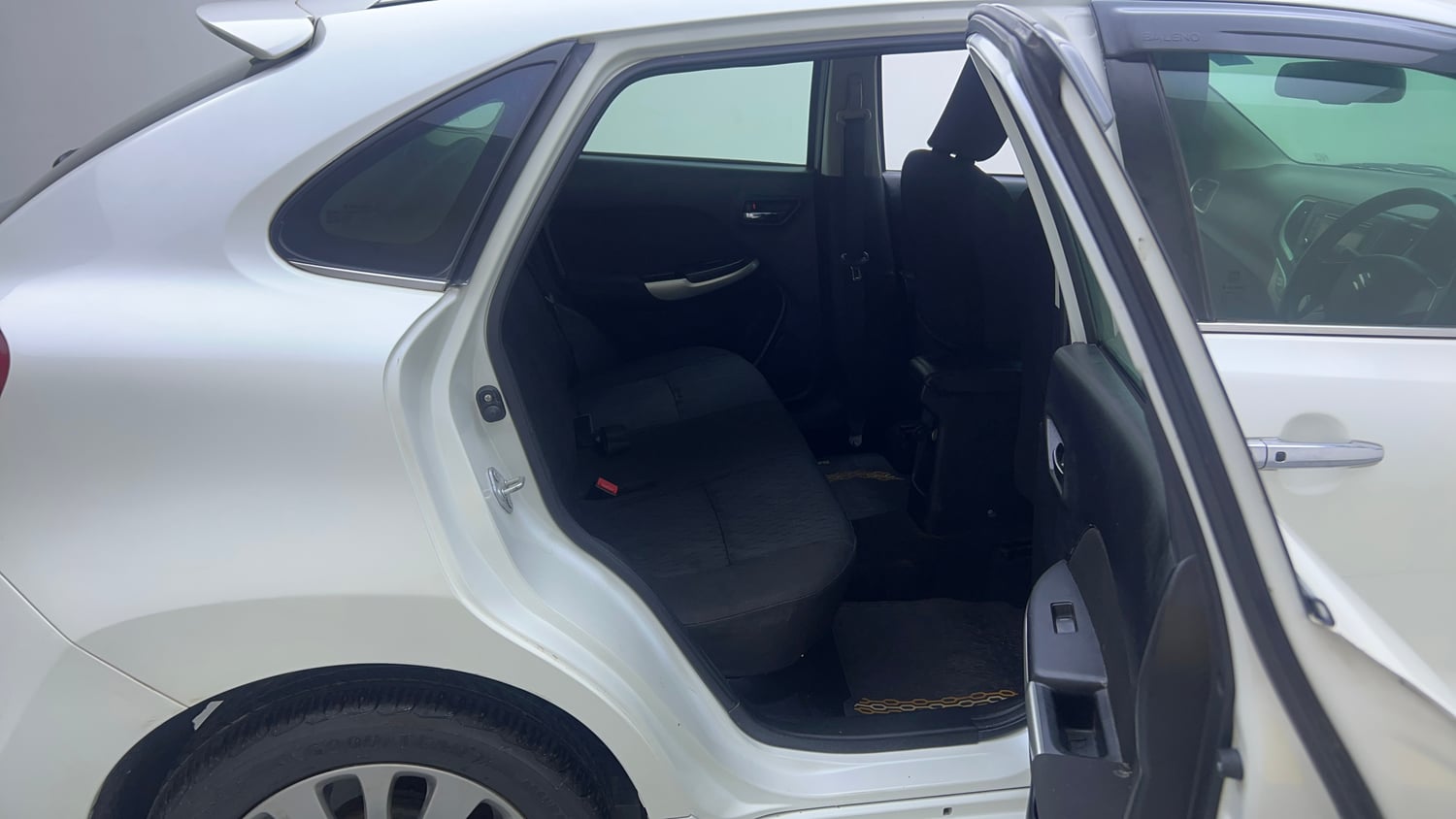 Used 2016 Maruti Suzuki Baleno Zeta 1.2 Petrol Manual interior RIGHT SIDE REAR DOOR CABIN VIEW