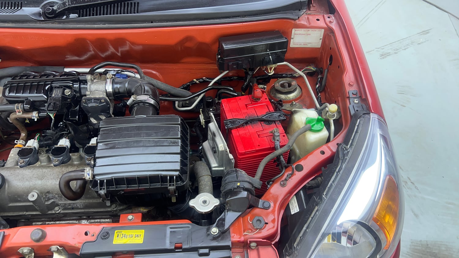 Used 2017 Maruti Suzuki Alto 800 VXi Petrol Manual engine ENGINE LEFT SIDE VIEW