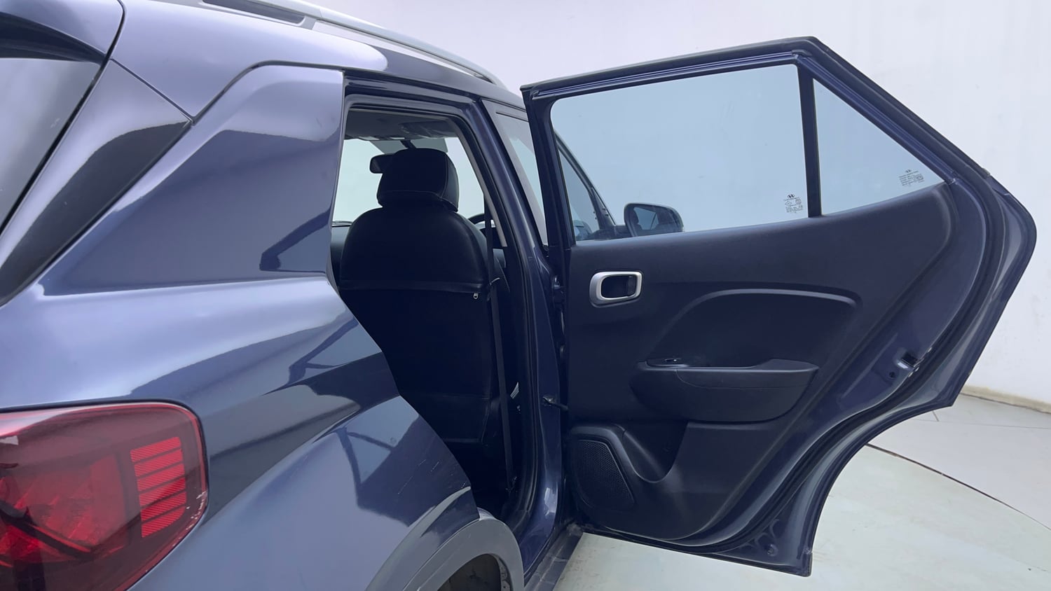 Used 2019 Hyundai Venue SX Plus 1.0 Turbo DCT Petrol Automatic interior RIGHT REAR DOOR OPEN VIEW