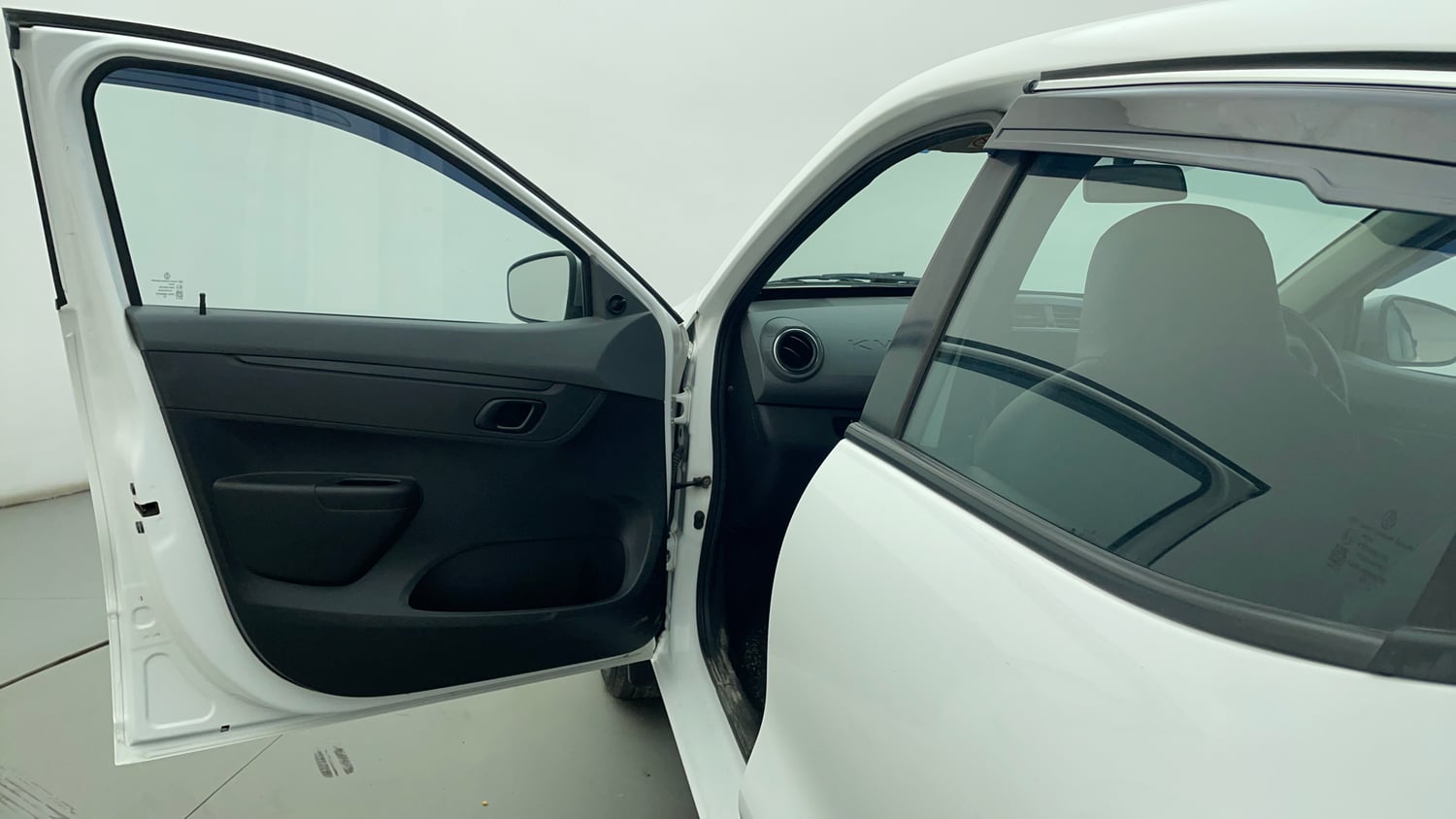 Used 2021 Renault Kwid RXT 1.0 Opt Petrol Manual interior LEFT FRONT DOOR OPEN VIEW