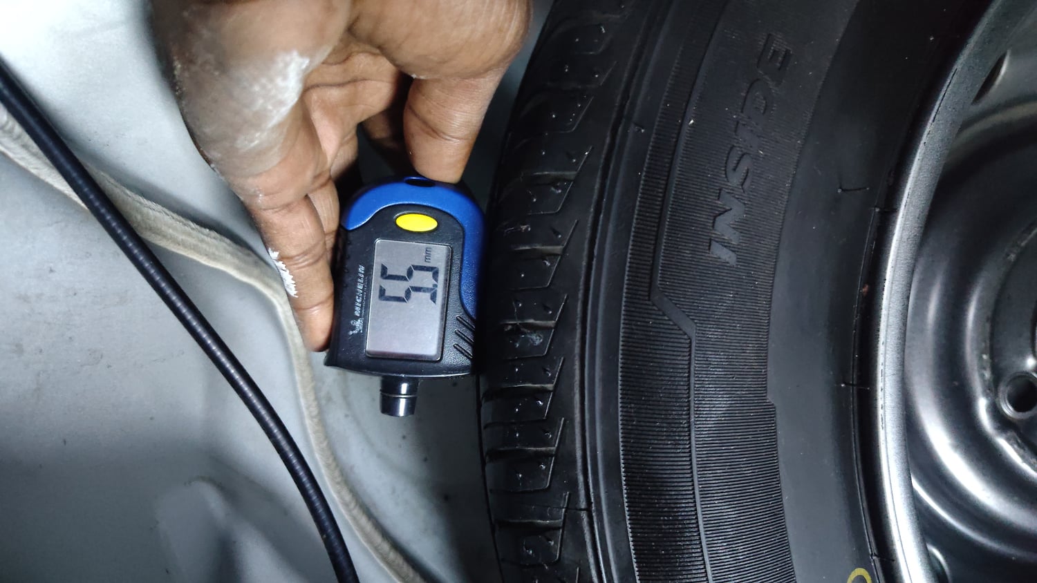 Used 2019 Hyundai Santro Sportz AMT Petrol Automatic tyres SPARE TYRE VIEW