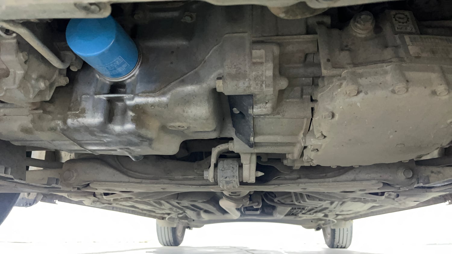 Used 2018 Honda Amaze 1.2 V CVT Petrol Petrol Automatic extra FRONT LEFT UNDERBODY VIEW
