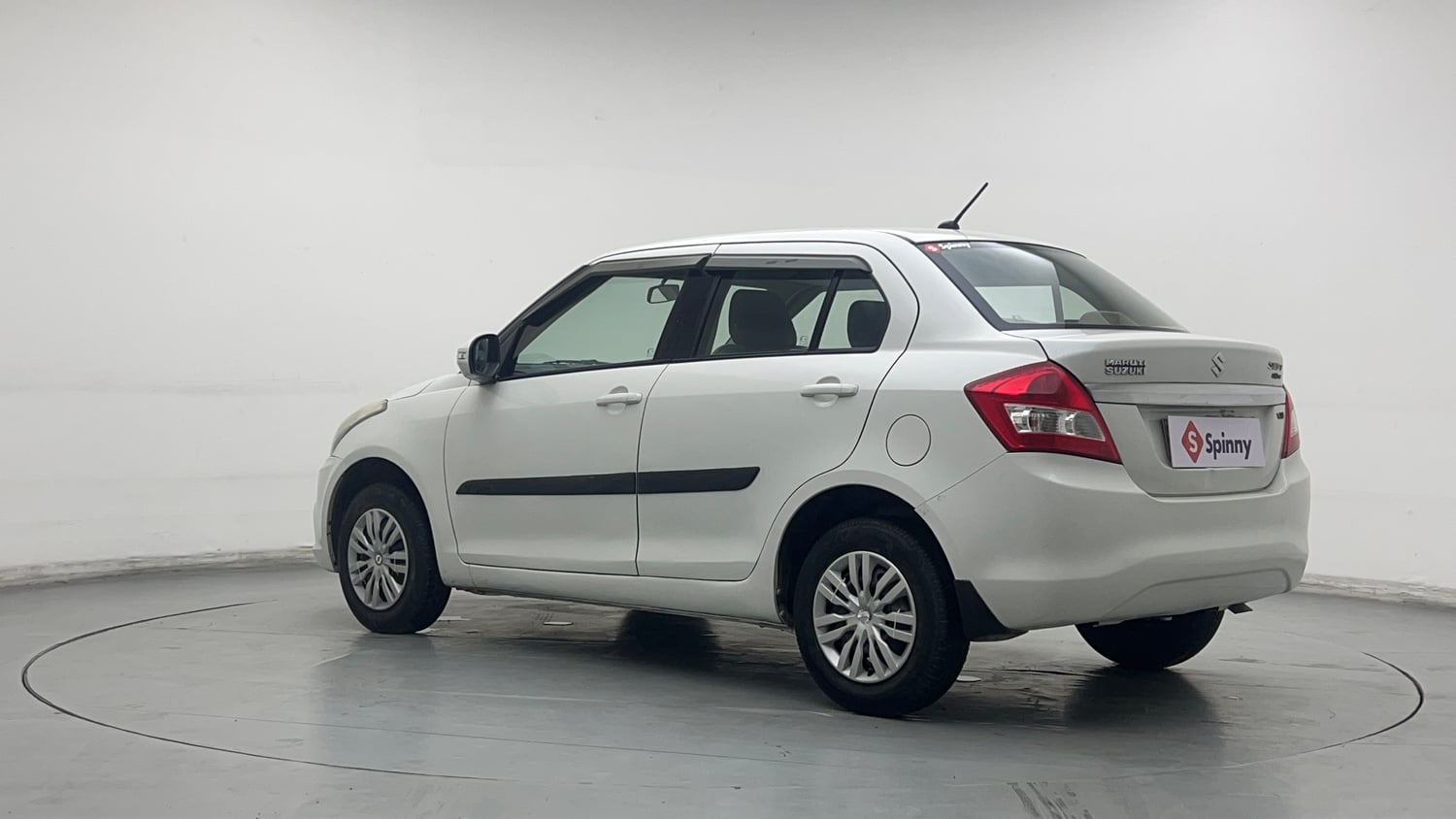 Used 2015 Maruti Suzuki Swift Dzire VXI Petrol Manual exterior LEFT REAR CORNER VIEW