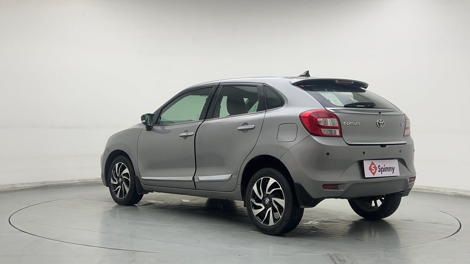 Used 2020 Toyota Glanza V CVT Petrol Automatic exterior LEFT REAR CORNER VIEW