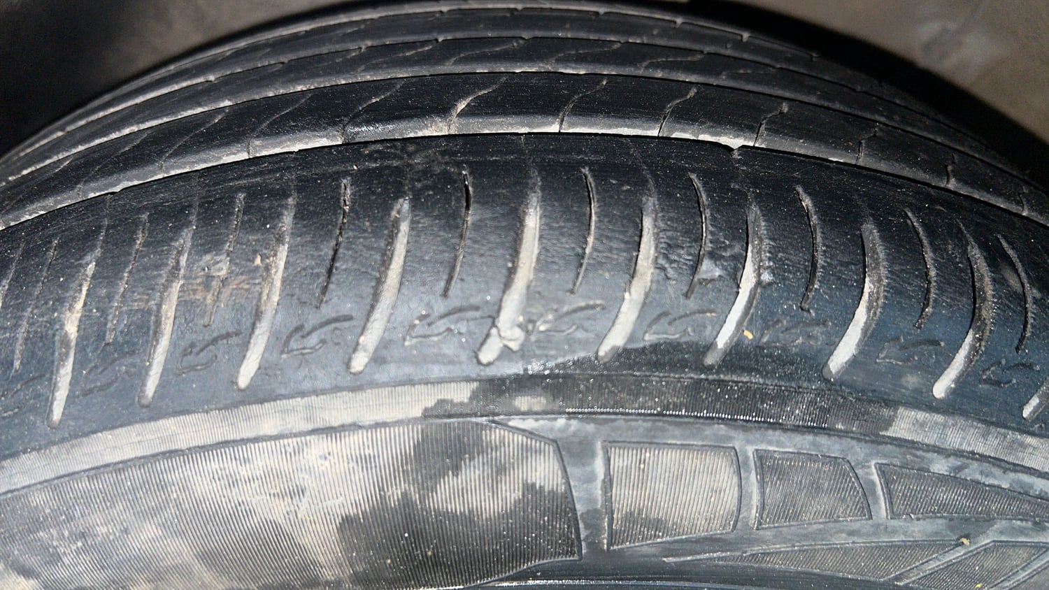 Used 2017 Honda Jazz VX Petrol Petrol Manual tyres LEFT FRONT TYRE TREAD VIEW