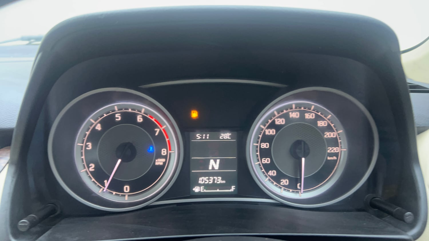 Used 2018 Maruti Suzuki Dzire ZXi Plus AMT Petrol Automatic interior CLUSTERMETER VIEW