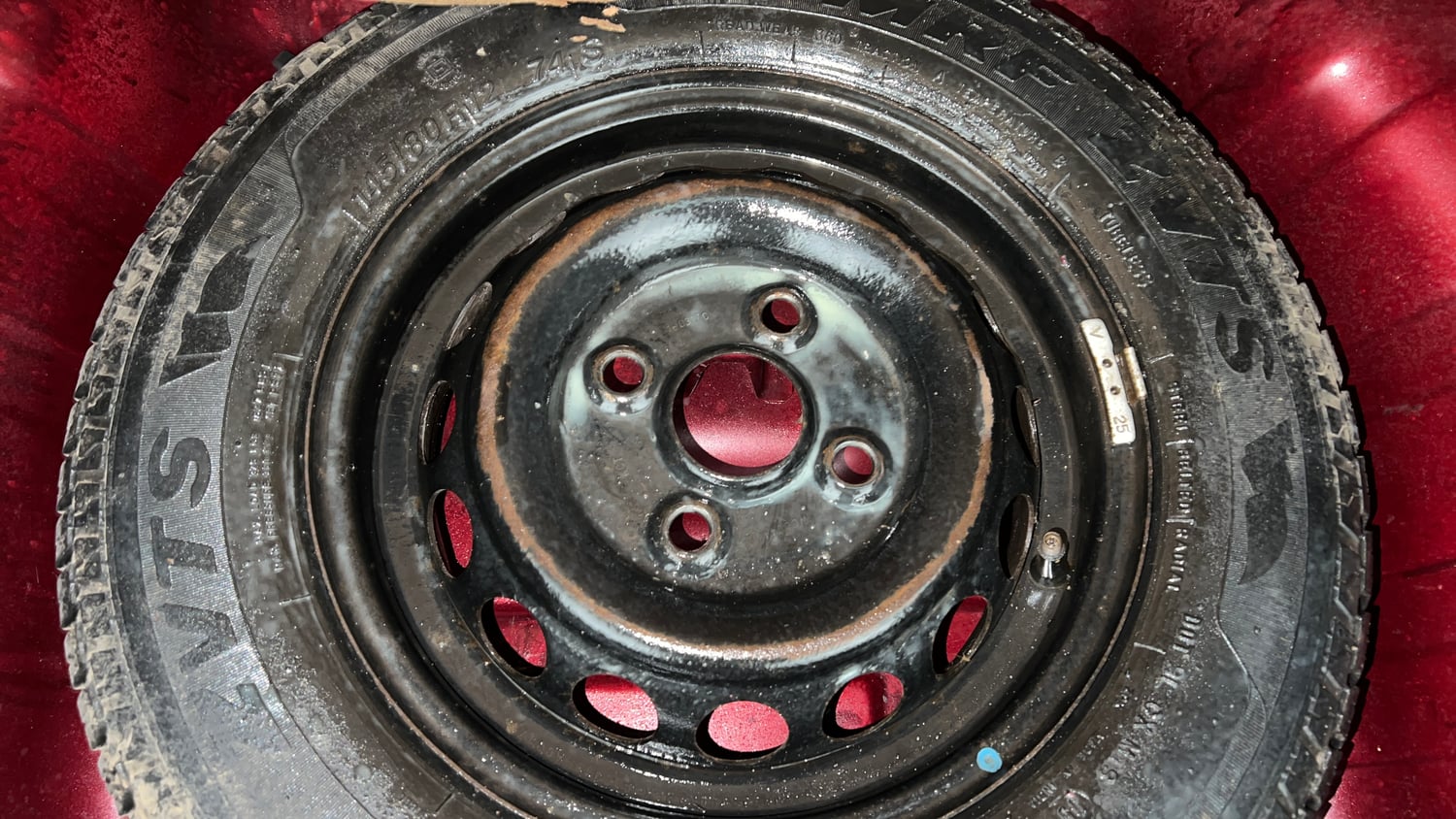 Used 2017 Maruti Suzuki Alto 800 VXi Petrol Manual tyres SPARE TYRE VIEW