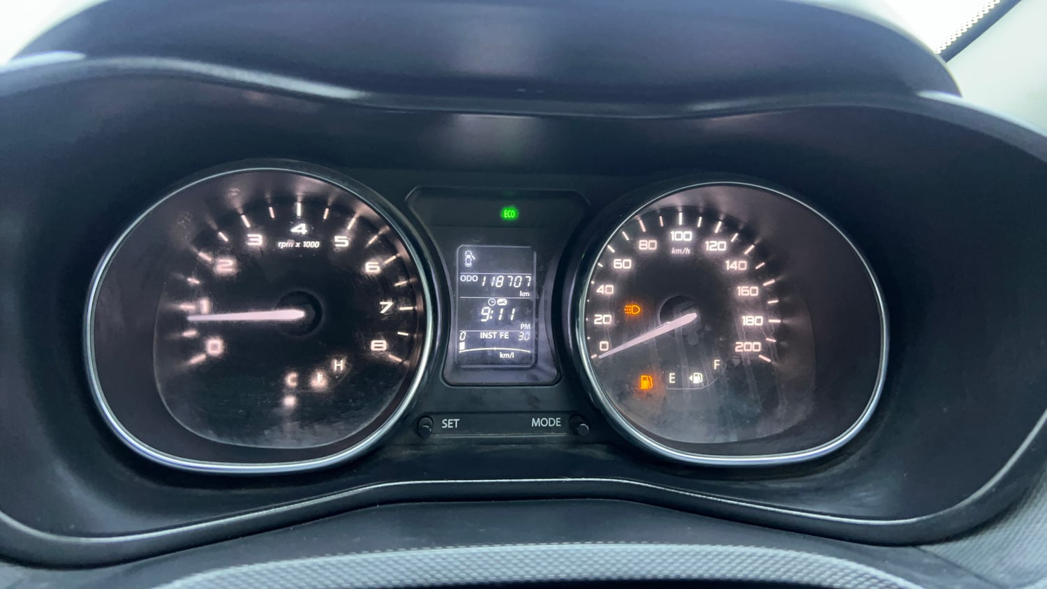 Used 2018 Tata Nexon XZ Plus Petrol Manual interior CLUSTERMETER VIEW