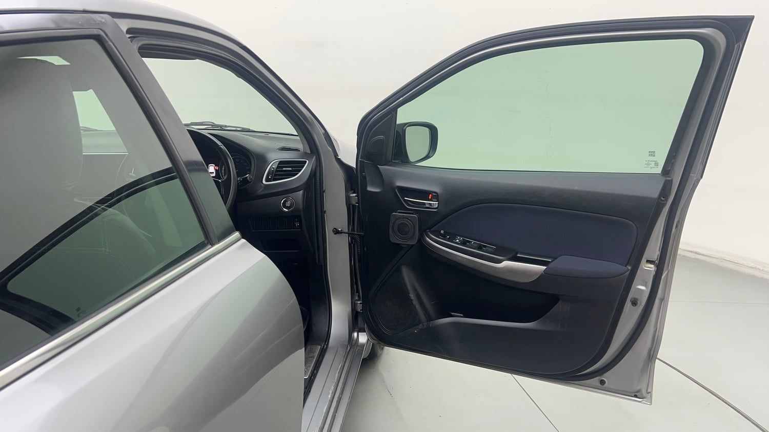 Used 2020 Toyota Glanza V CVT Petrol Automatic interior RIGHT FRONT DOOR OPEN VIEW