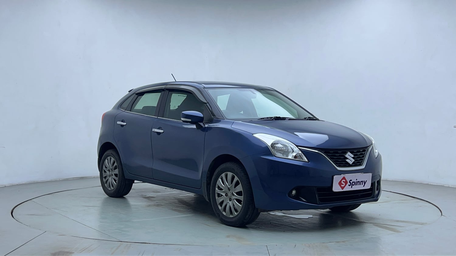 Used 2017 Maruti Suzuki Baleno Zeta 1.2 Petrol Manual exterior RIGHT FRONT CORNER VIEW