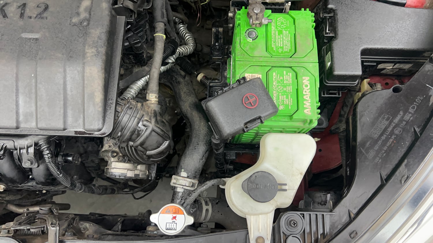 Used 2016 Hyundai Xcent SX 1.2 Petrol Manual engine ENGINE LEFT SIDE VIEW