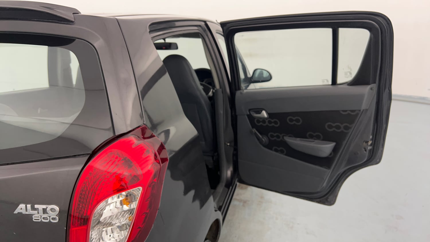 Used 2015 Maruti Suzuki Alto 800 Vxi Petrol Manual interior RIGHT REAR DOOR OPEN VIEW
