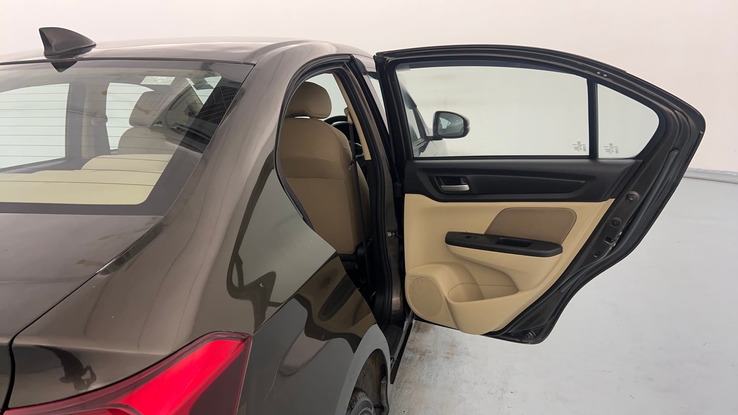 Used 2024 honda Amaze 2nd Generation S 1.2 Petrol CVT Petrol Automatic interior RIGHT REAR DOOR OPEN VIEW