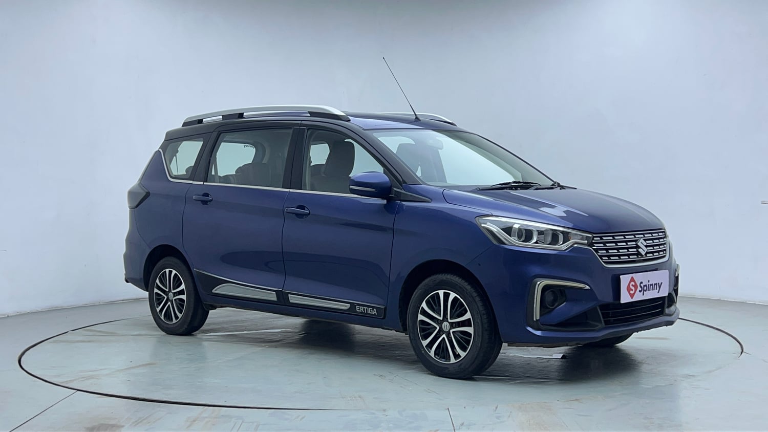 Used 2021 Maruti Suzuki New Ertiga VXi Petrol Manual exterior RIGHT FRONT CORNER VIEW