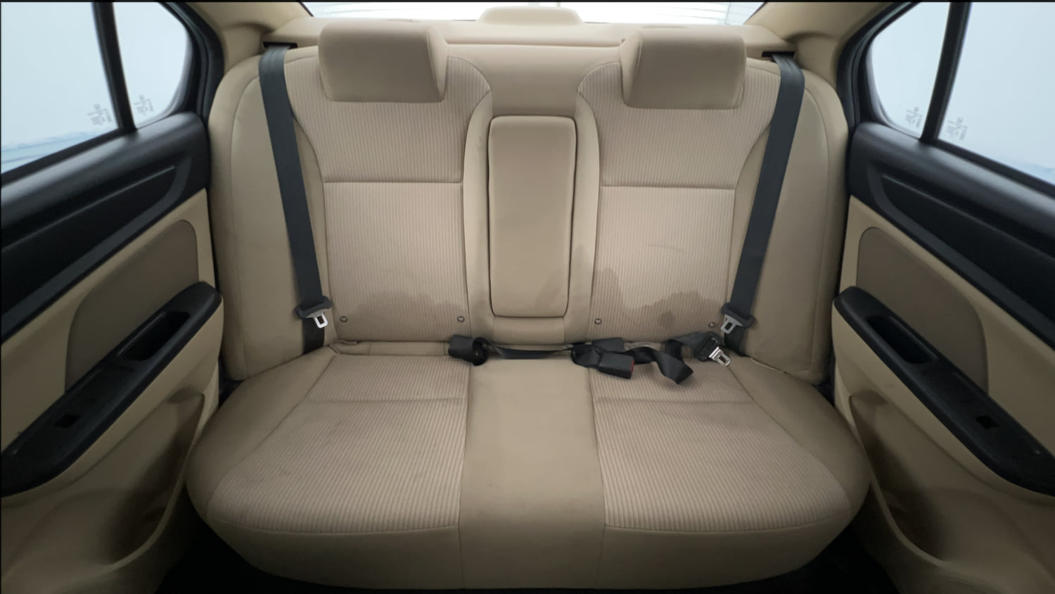 Used 2024 honda Amaze 2nd Generation S 1.2 Petrol CVT Petrol Automatic interior REAR SEAT CONDITION VIEW