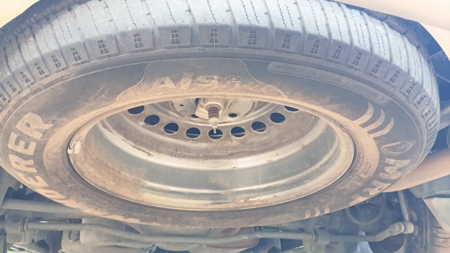 Used 2023 Mahindra Scorpio N Z8 L Diesel AT 4WD 7 STR Diesel Automatic tyres SPARE TYRE VIEW