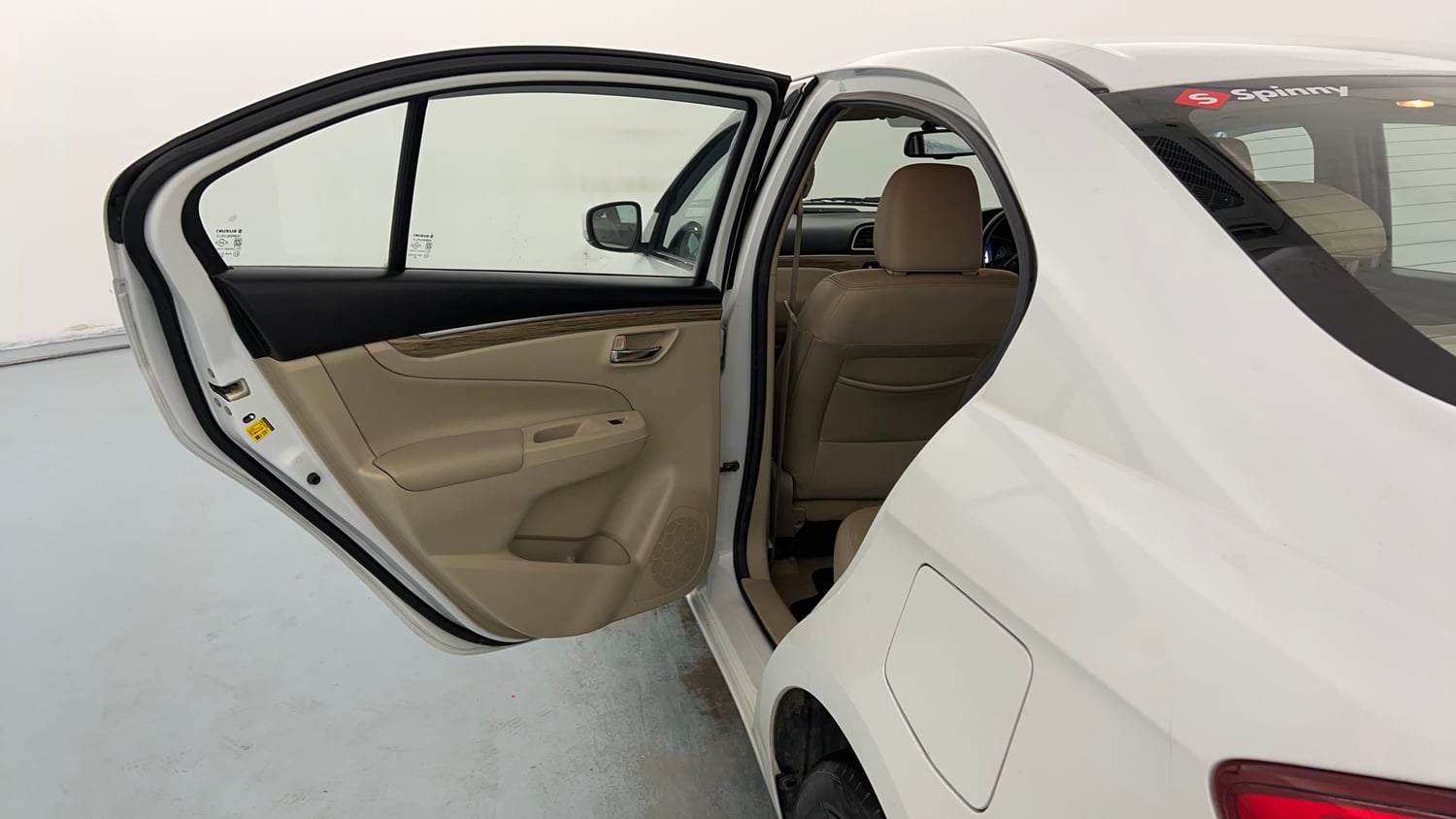 Used 2018 Maruti Suzuki Ciaz Alpha Hybrid 1.5 Petrol Manual interior LEFT REAR DOOR OPEN VIEW