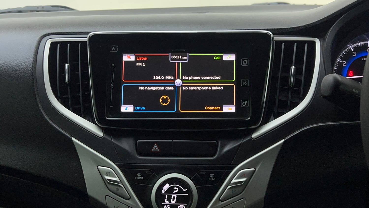 Used 2018 Maruti Suzuki Baleno Alpha 1.2 Petrol Manual top_features Integrated (in-dash) music system