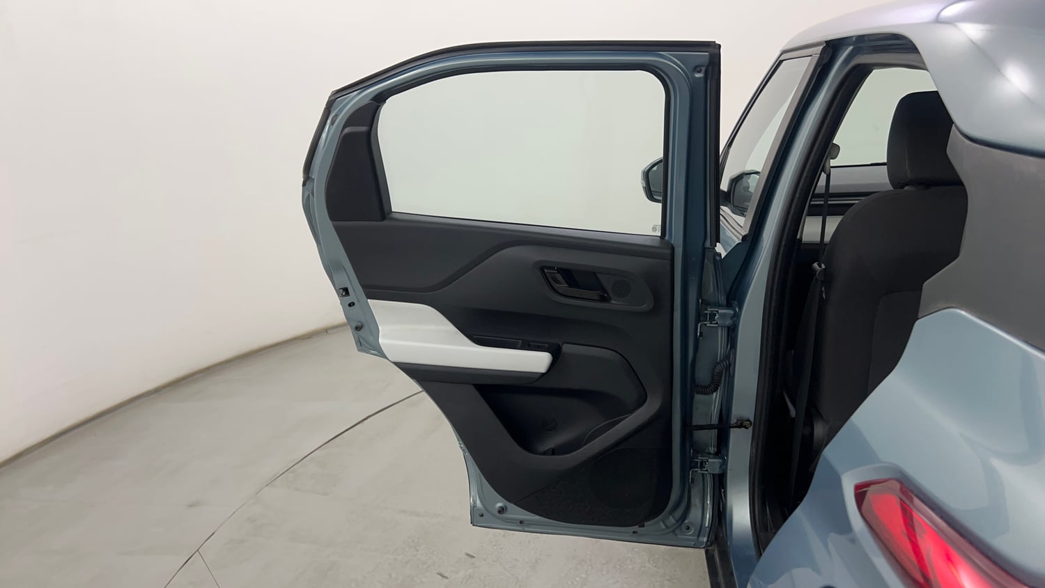 Used 2022 Tata Punch Accomplished AMT Petrol Automatic interior LEFT REAR DOOR OPEN VIEW