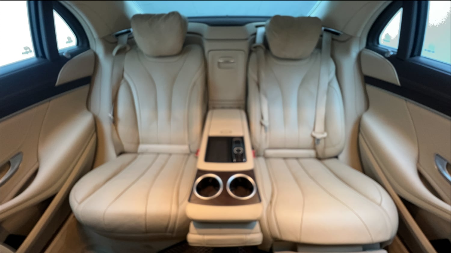 Used 2020 Mercedes-Benz S-Class (W222) S 350D Diesel Automatic interior REAR SEAT CONDITION VIEW