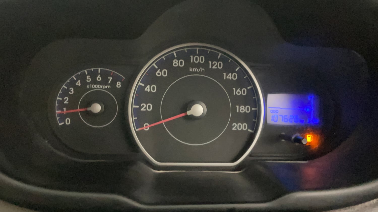 Used 2013 Hyundai i10 Sportz 1.2 Kappa2 Petrol Manual interior CLUSTERMETER VIEW