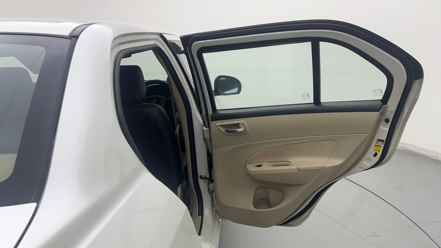 Used 2015 Maruti Suzuki Swift Dzire VXI Petrol Manual interior RIGHT REAR DOOR OPEN VIEW