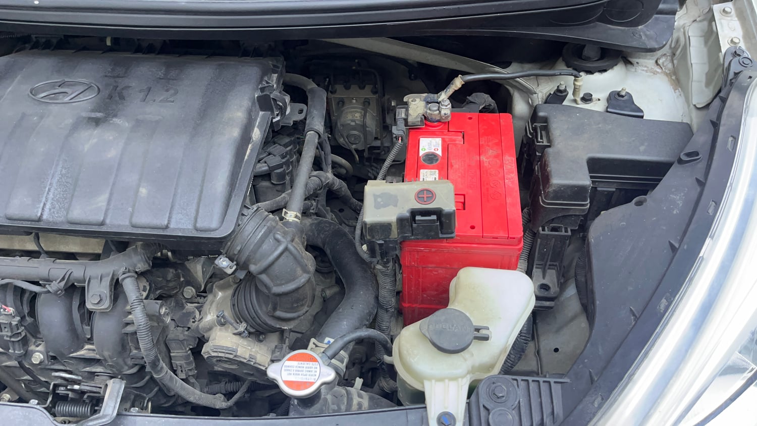 Used 2017 Hyundai Grand i10 Asta 1.2 Kappa VTVT Petrol Manual engine ENGINE LEFT SIDE VIEW