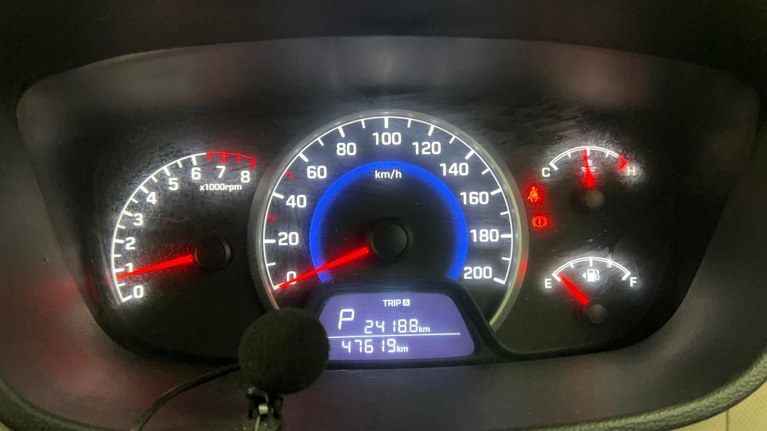 Used 2018 Hyundai Grand i10 Magna AT 1.2 Kappa VTVT Petrol Automatic interior CLUSTERMETER VIEW