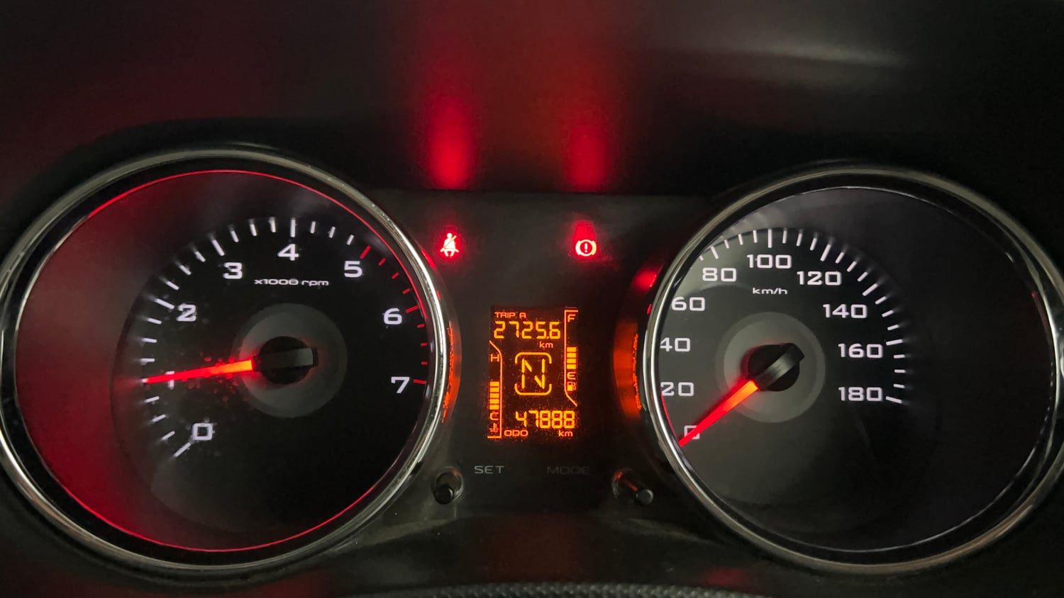 Used 2016 Mahindra TUV300 T8 Diesel Manual interior CLUSTERMETER VIEW
