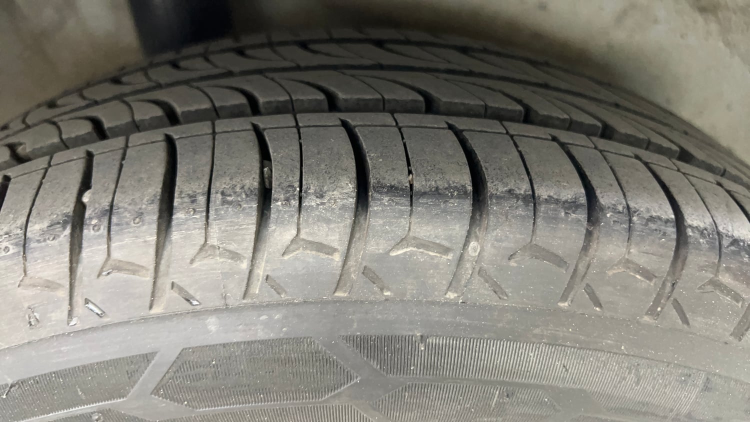 Used 2016 Honda Jazz VX Petrol Petrol Manual tyres RIGHT REAR TYRE TREAD VIEW