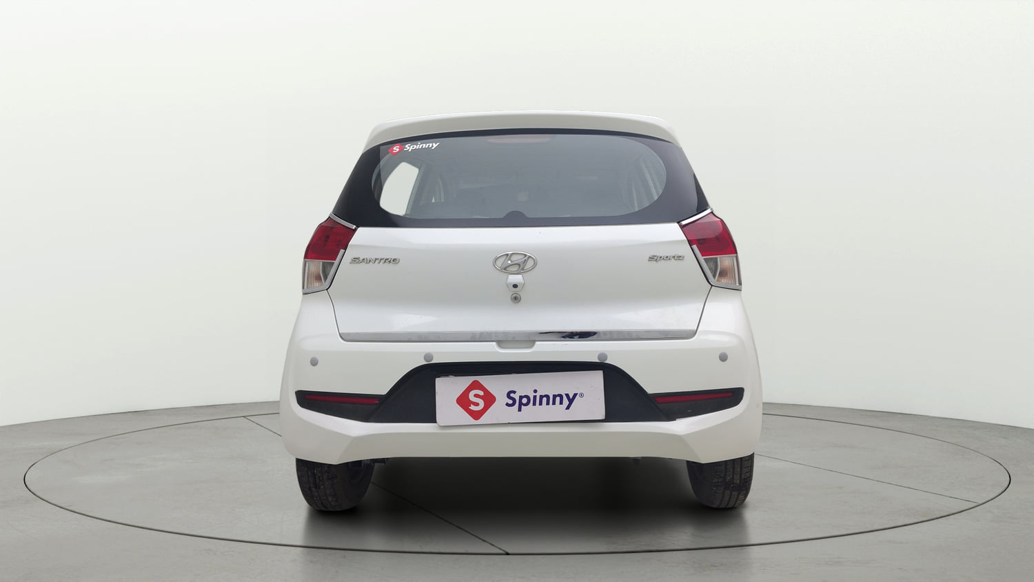 Used 2019 Hyundai Santro Sportz AMT Petrol Automatic exterior BACK VIEW