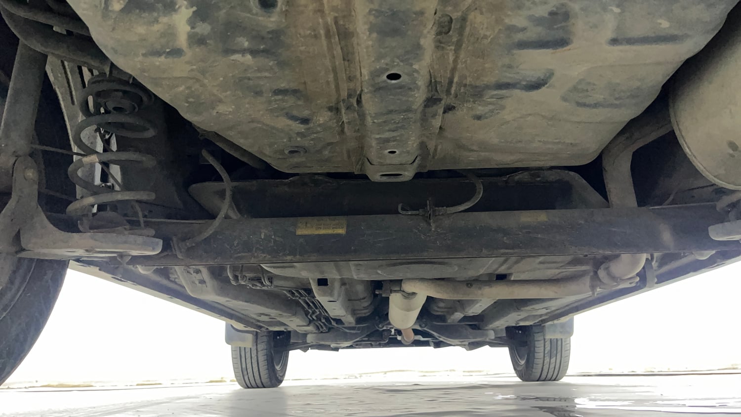 Used 2018 Tata Nexon XZA Plus Diesel Dual Tone Diesel Automatic extra REAR UNDERBODY VIEW (TAKEN FROM REAR)