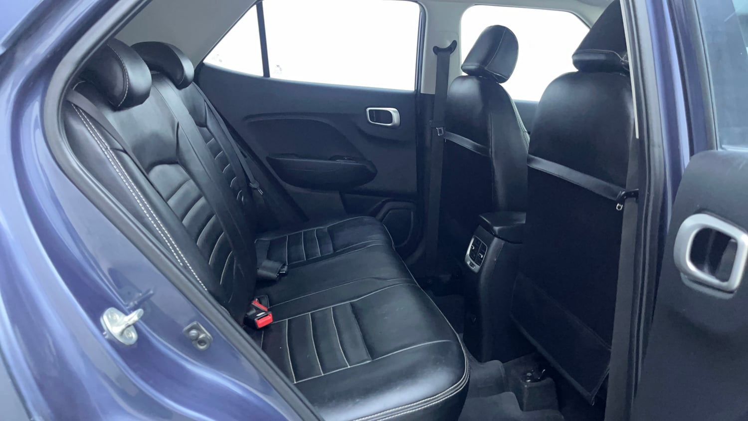 Used 2019 Hyundai Venue SX Plus 1.0 Turbo DCT Petrol Automatic interior RIGHT SIDE REAR DOOR CABIN VIEW
